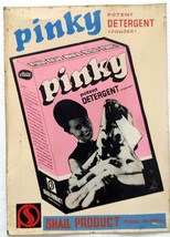 Pinky Potent Detergent Powder Vintage Advertising Tin Sign Free Shipping India - £47.84 GBP