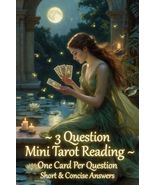  3 Question Mini Tarot Reading ✨1 Card Per Question Short &amp; Concise Answers - $67.49
