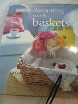Country Living Decorating with Baskets Hardcover Book Accents Throughout The Hom - £7.89 GBP