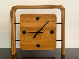 Mid Century Danish Scandinavian Teak Wood Clock - £273.00 GBP