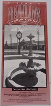 Vintage Rawling Carbon County Wyoming Official Map Brochure  - €5,24 EUR