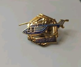 Florida Flight 1 Air Care Team Rescue Medical Helicopter Pin Pinback image 2