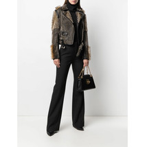 Women&#39;s handmade Designer Handmade Full Spiked and Studded Rock Leather Jacket - £313.75 GBP