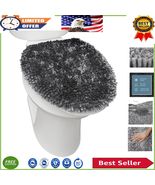 Machine Washable Chenille Bathroom Toilet Lid Cover - Fits Standard &amp; El... - $472.60 MXN