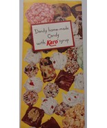 Vintage Dandy Home Made Candy with Karo Syrup Recipe Pamphlet 1954 - $5.99