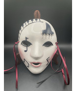 Vtg Ceramic Masquerade Mask Music Note - $28.56