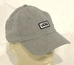Vans”Off The Wall” Adult Adjustable Strap-Back Gray Embroidered Logo Cap - $9.89