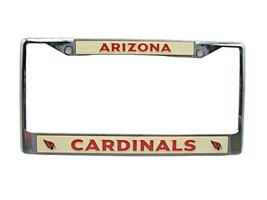 Arizona Cardinals License Plate Football-NFL Team Frame Cover Rico Metal... - £11.37 GBP