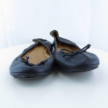 Lucky Brand Women Ballet Shoes  Black Leather Slip On Size 7.5 Medium (B... - £13.20 GBP