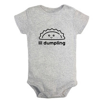 Little Dumpling Wonton Dimsum Bao Funny Rompers Newborn Baby Bodysuits J... - £8.17 GBP+