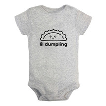 Little Dumpling Wonton Dimsum Bao Funny Rompers Newborn Baby Bodysuits Jumpsuits - £8.18 GBP+