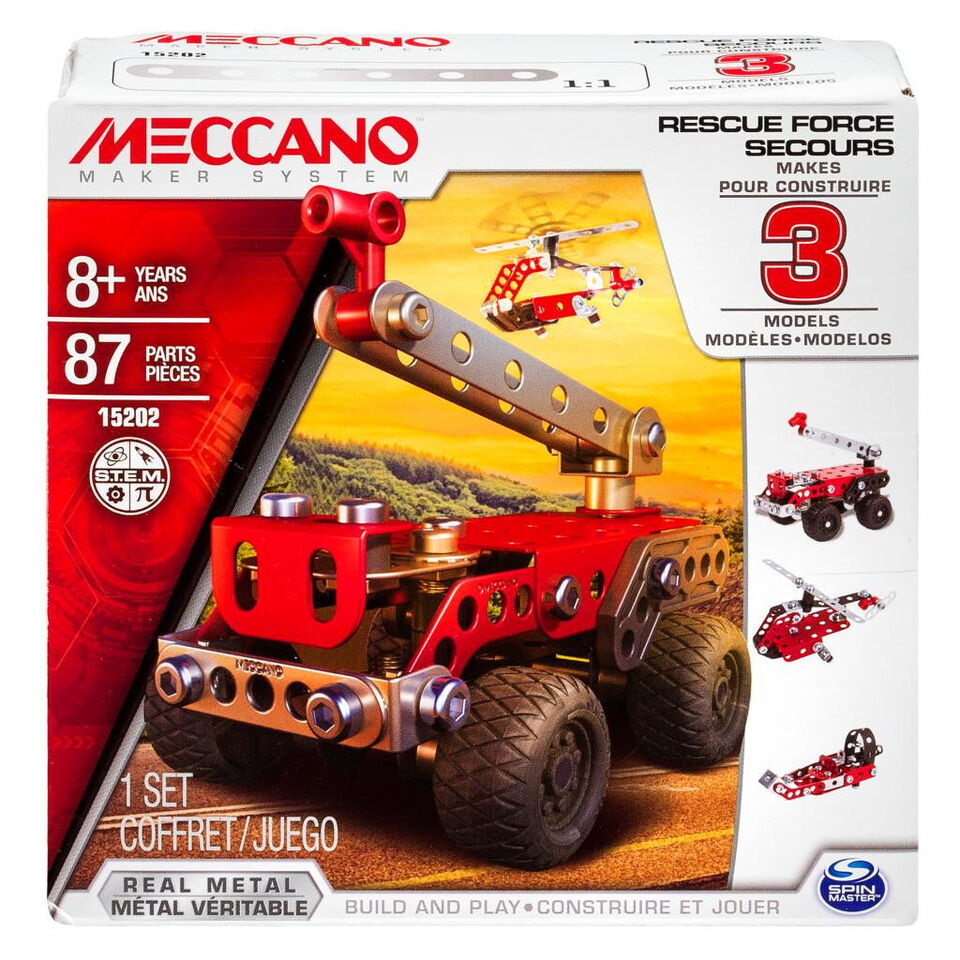 Primary image for Meccano Rescue Squad Model# 15202 3-In-1 Models Engineering & Robotics Ages 10+