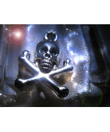 Haunted SKULL NECKLACE COVENANT OF BONE &amp; CINDER OOAK HIGH MAGICK Cassia4 - $743.77