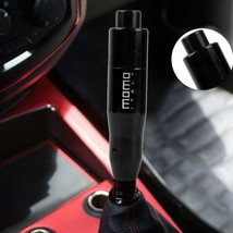 Brand New JDM Universal Momo Black Aluminum Automatic Stick Gear Shift Knob Shif - £15.73 GBP