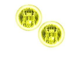 Fits Oracle 06-10 Dodge Charger LED Yellow Halo Rings Fog Lights Bulbs - $105.40