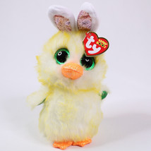 Ty Beanie Boos Coop Easter Chick With Bunny Ears Plush Yellow Green Eyes... - £7.79 GBP