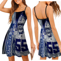 Dallas Cowboys Football PolyPrint A-Line Strap Dress - £20.09 GBP+