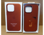 DAMAGED iPhone 14 Pro Max Leather Case Mag Safe - Brown Model A2909 - $6.99