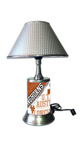 Texas Longhorns desk lamp with chrome finish shade - £36.75 GBP