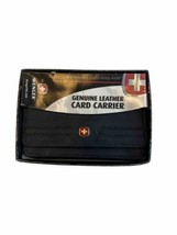 NOS Wenger Swiss Black Case/Wallet Card Carrier Napa Leather WA-5768-02 - £11.73 GBP