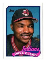 1989 Topps #574 Dave Clark Cleveland Indians - £2.40 GBP