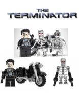 Terminator T800 movie custom minifigures building blocks 3pc set - $619.25 MXN