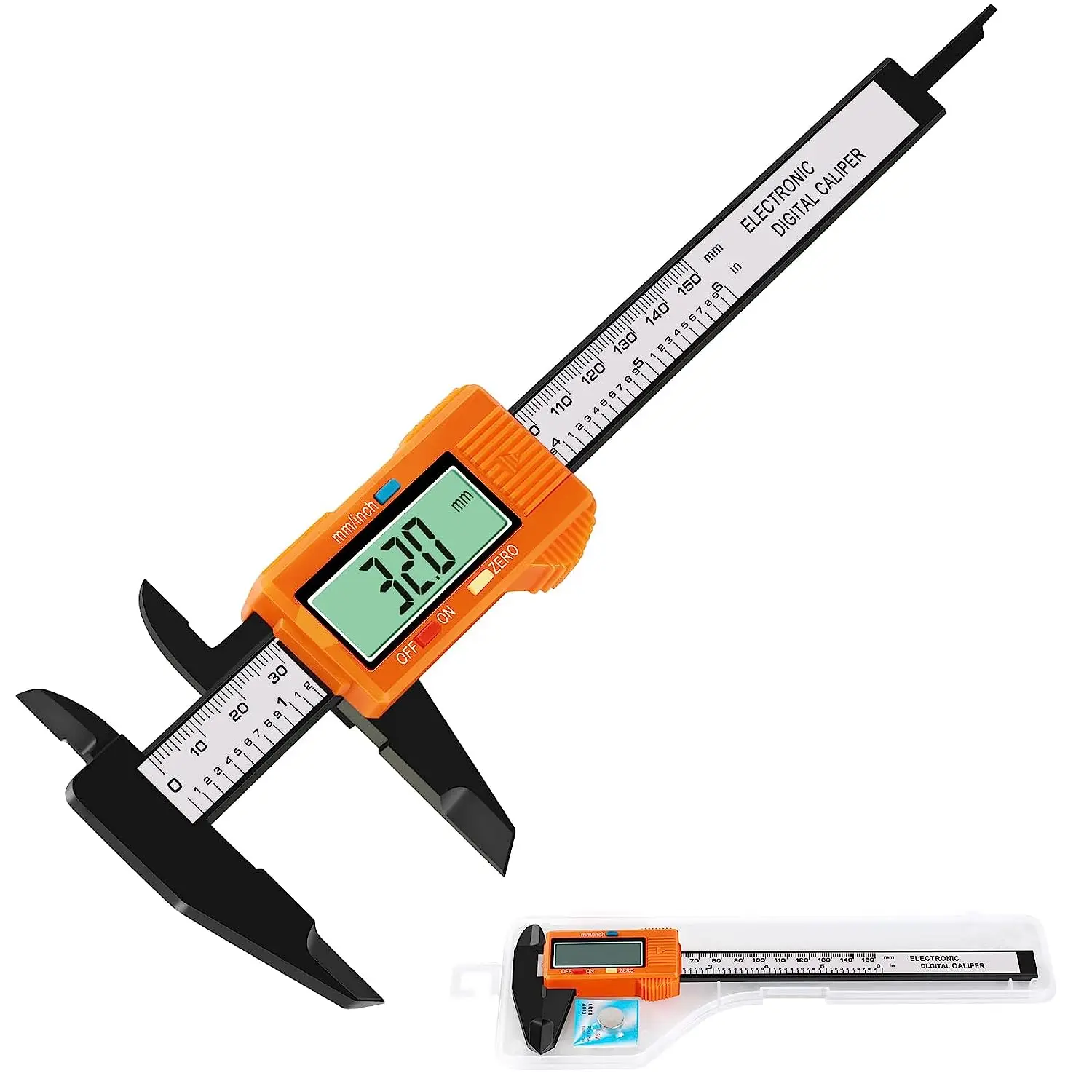ATsafepro Digital Caliper,Calipers Measuring Tool 6 Inch,Electronic Micrometer C - £82.71 GBP