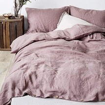 Dusty Rose Cotton Duvet Cover Stonewashed Cotton Bedding Soft Cotton Bed... - £27.25 GBP+