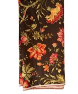 Designer Brown Coral Jacobean Floral Vine Upholstery Tapestry Fabric 2.2... - $53.95 CAD