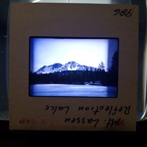 Lassen Volcanic National Park Reflection Lake 1963 Found Slide Photo Kodachrome - £7.78 GBP