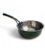 Rocco 18/10 Stainless Steel 2 1/2 qt 2.4 L Impact Bonded Base Pot Green ... - $49.45