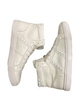 Steve Madden Sneakers White Hi Top Riveted Lace Up SkateboardMens 11 Shoe - $573.00 MXN