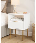 Masupu Nightstand,Mid-Century Modern Bedside Table With Storage Drawer, ... - $77.99