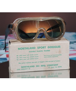 Vintage Northland Ski MFG Sport Ski Goggles W/Flexible Plastic Frame No.... - £36.96 GBP
