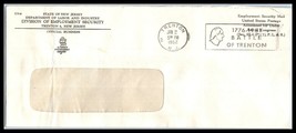 1952 US Ad COVER - State Of New Jersey Dept Employment Security, Trenton, NJ A5 - £2.38 GBP