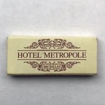 Hotel Metropole Brussels Vintage Matches Empty Matchbox Bruxelles - £9.61 GBP