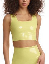 Commando faux patent leather crop top in Limeade - £71.16 GBP