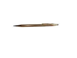 Vintage Cross Ballpoint Pen 14K Rolled Gold Black Tip Rollerball Pen IRE... - $64.35