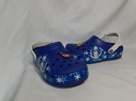 CROCS Disney Frozen Elsa Blue girls Snowflakes Size 2, Girls, 202357 - £11.41 GBP