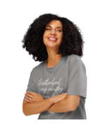 Unisex Organic Ribbed Neck T-Shirt – Motherhood is Kingdom Work (Heather... - $75.17 CAD