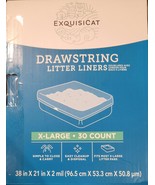 Exquisicat Elastic Litter Sifting Liners X-Large 25-30 Count Brand New X... - $25.68 CAD