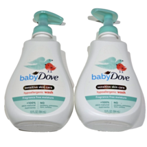 2 Pack Baby Dove Sensitive Skin Care Hypoallergenic Wash Fragrance Free ... - $29.99