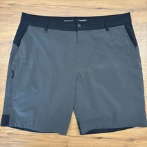 Mountain Hardwear $65 Mens 36 L9” Gray Black Moisture Wicking Right Bank Shorts - $23.15