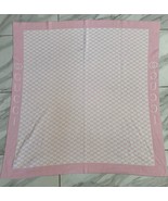 GG Gucci Baby Pink Girl Blanket 30x30 Double Sided Throw Nursery - $150.00