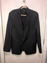 NWT Black Brown 1826 Mens 42L Wool Gray Sports Coat Jacket Blazer Retail... - £19.54 GBP