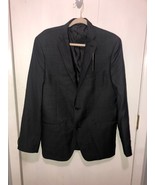 NWT Black Brown 1826 Mens 42L Wool Gray Sports Coat Jacket Blazer Retail... - $24.74