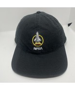 Men’s Black NASA Cap Trucker Hat Adjustable Fit Embroidered Logo ￼ - $13.48