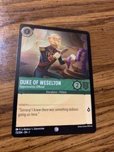 Duke Of Weselton 73/204 Foil Holo Disney Lorcana TCG First Chapter - £1.54 GBP