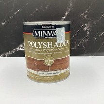 Minwax PolyShades Quart, SATIN Antique Walnut, (1 Can) Dented - $40.64 CAD
