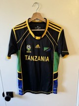 YOUTH Medium Tanzania Football Federation Adidas Climacool Soccer Jersey - $19.79